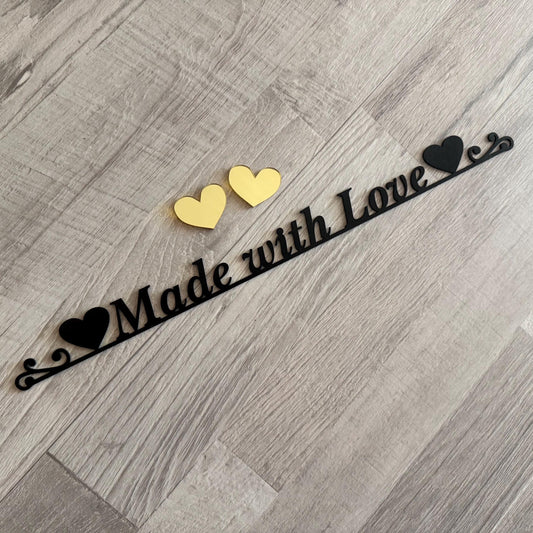 Personalized Metal Kitchen Sign - Custom Made With Love